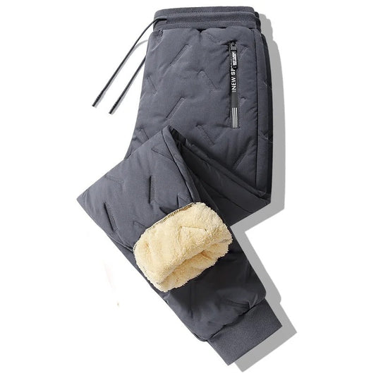 Plush Thick Fleece Thermal Sweatpants