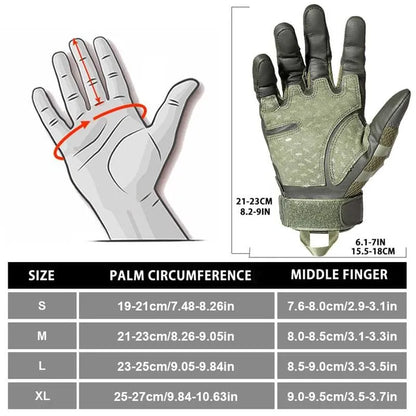 High Sensitivity Touch Screen Outdoor Tactical Training Glove